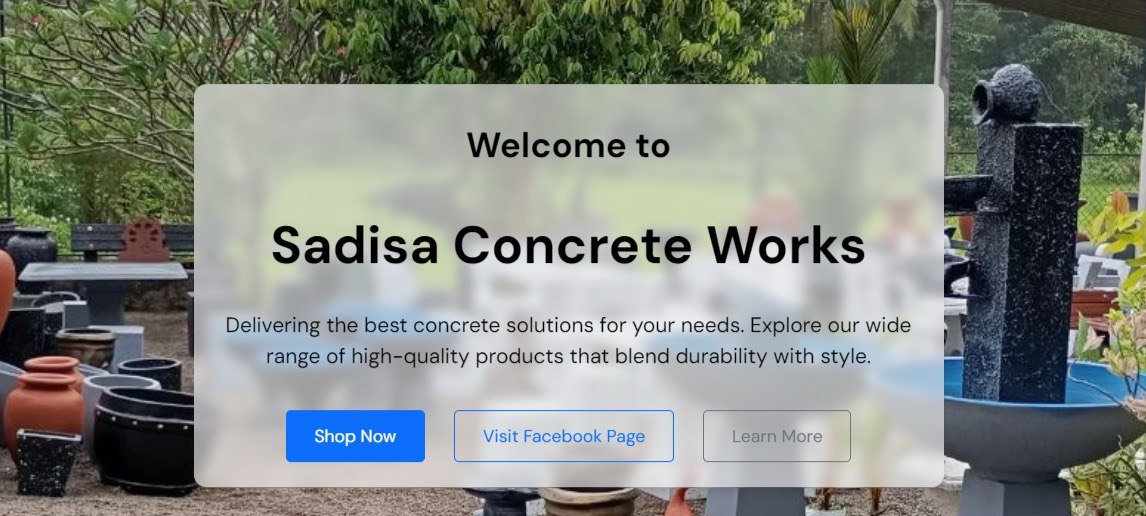 Sadisa Concrete Works – Online Shop